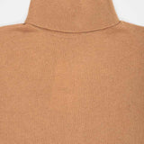 Maglia ciclista uomo cashmere collo alto beige