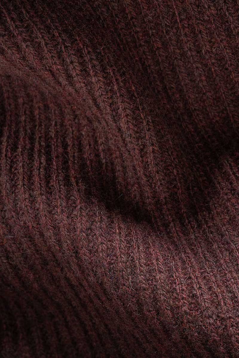 Maglia Zip Donna Lana Rigenerata Annalisa - Rifò Lab Moda circolare made in Italy 