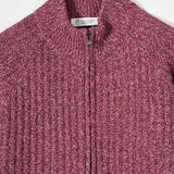 Cardigan Zip Donna Lana Rigenerata Ornella - Rifò Lab Moda circolare made in Italy