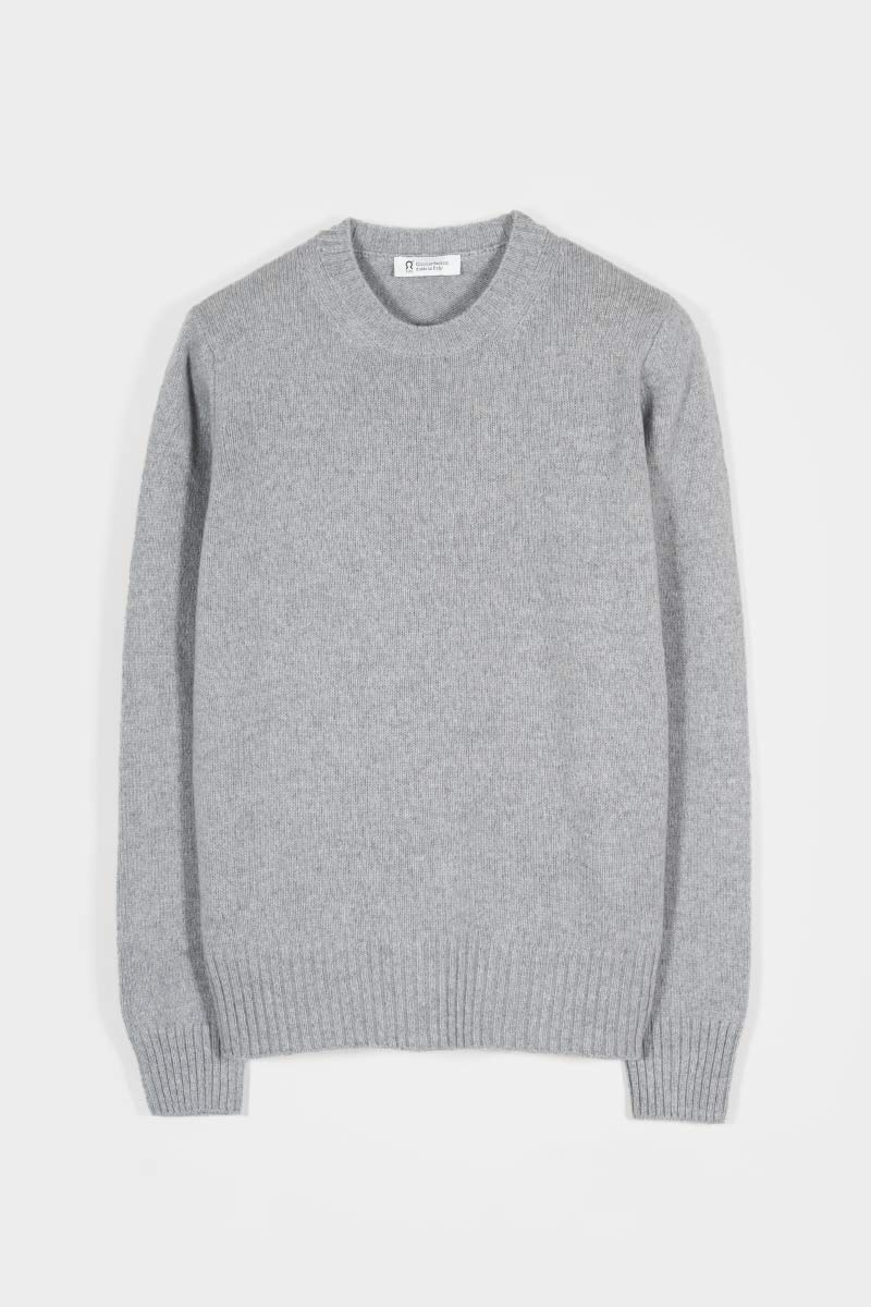 Grigio Calce | Maglia Donna Lana Rigenerata Laura