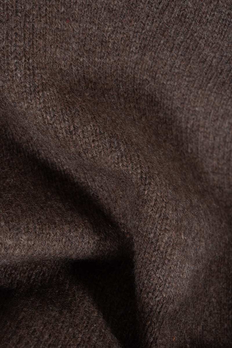 Dolcevita Uomo Cashmere Riciclato Maglione Collo Alto Uomo Dimitri - Rifò Lab Moda circolare made in Italy
Marrone Corteccia