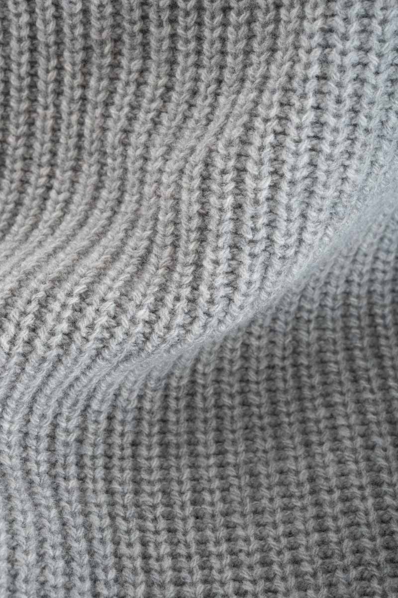Cardigan con Zip Uomo Lana Rigenerata Vito - Rifò Lab Moda circolare made in Italy