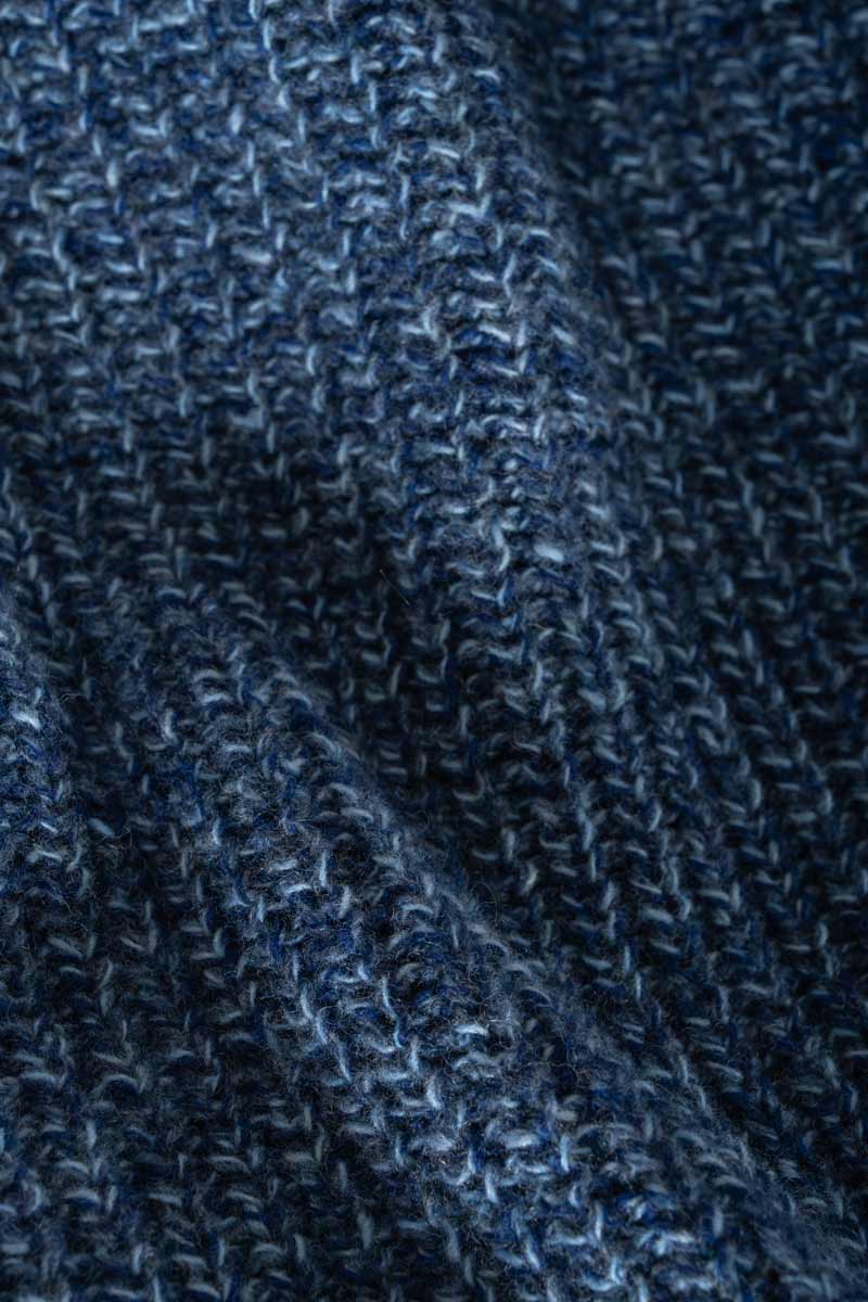 Cardigan con Zip Uomo Lana Rigenerata Vito - Rifò Lab Moda circolare made in Italy