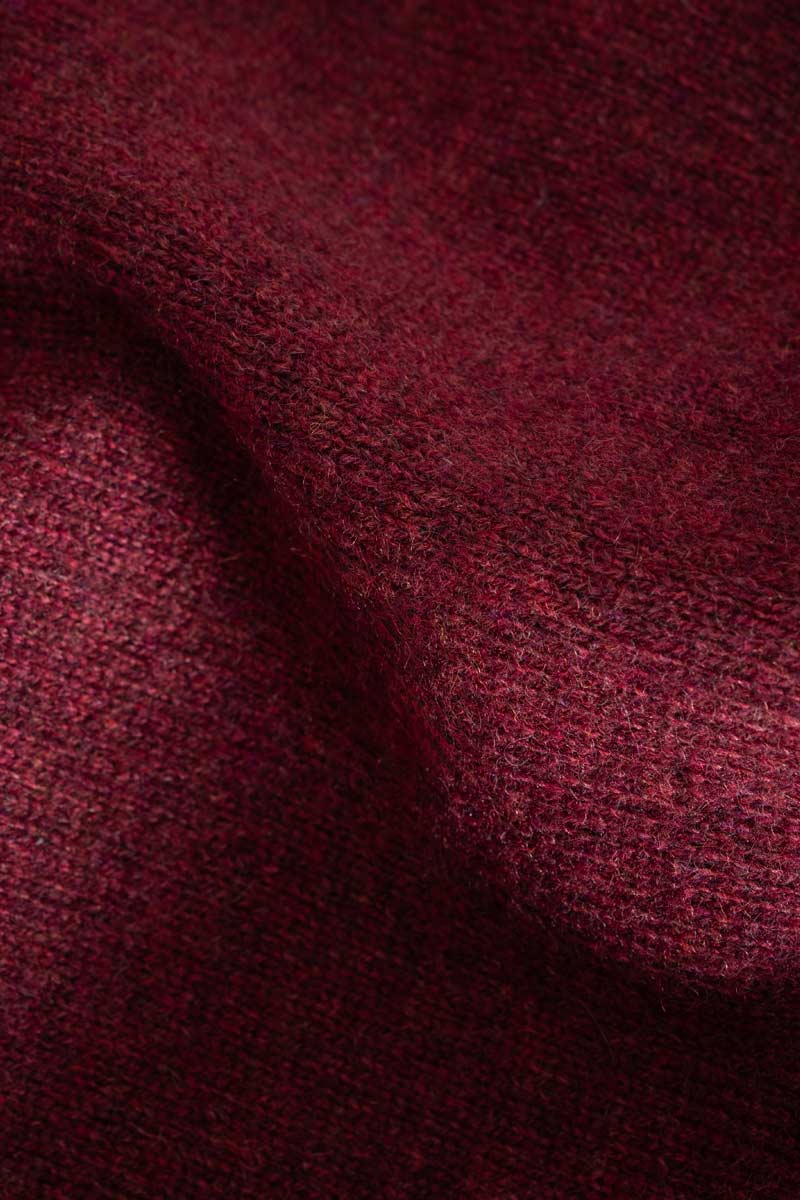 Maglia Girocollo Cashmere Rigenerato Uomo Rosso - Rifò
