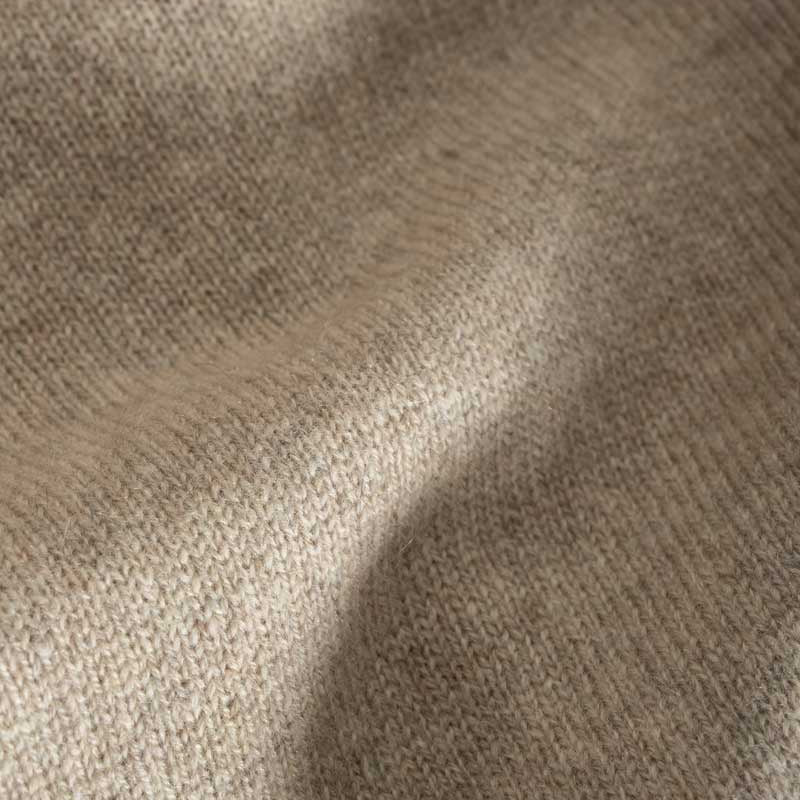 Maglia Girocollo Cashmere Rigenerato Uomo Beige - Rifò