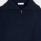 Maglia Zip Donna Lana Rigenerata Annalisa - Rifò Lab Moda circolare made in Italy 