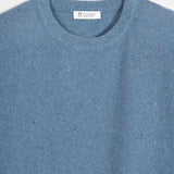 Blu Atlantico | Maglioncino leggero cotone jeans rigenerato