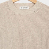Beige Avena | Maglia Uomo Cotone Rigenerato Luca