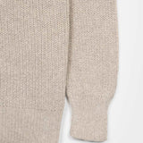 Beige Avena | Maglia Uomo Cotone Rigenerato Luca