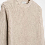Beige Avena | Maglia Uomo Cotone Rigenerato Luca