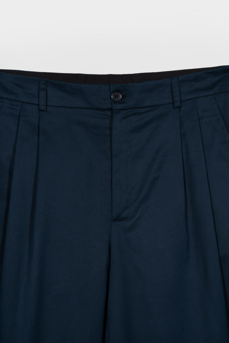 Pantaloni Chino Uomo Cotone Dead Stock Blu Mauro  - Rifò Lab Moda circolare made in Italy
