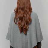 Poncho Collo Alto Donna Invernale Cashmere Elisabetta - Rifò Lab Moda circolare made in Italy
Grigio calce
