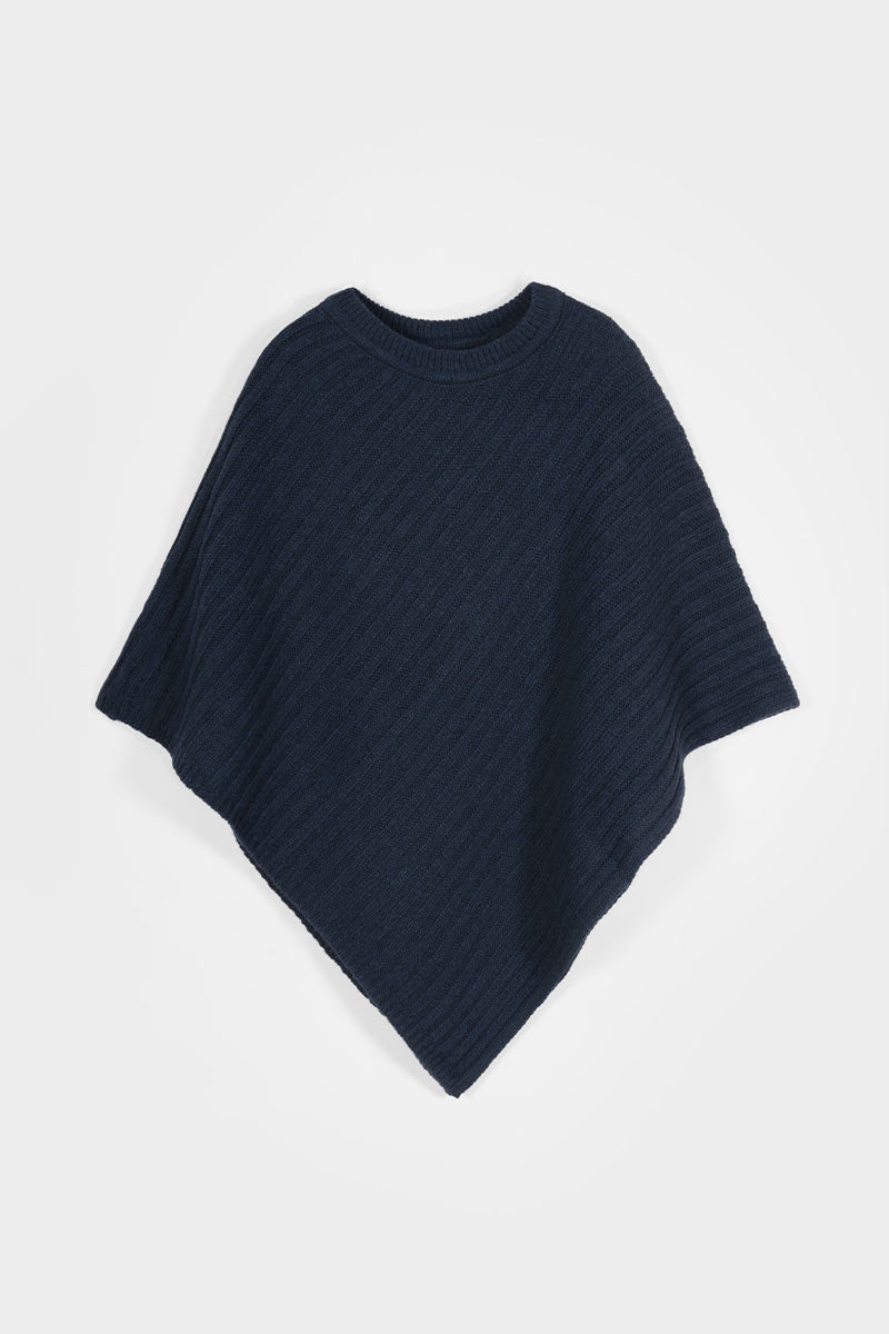 Mantella Donna Poncho Donna Lana Linda - Rifò Lab Moda circolare made in Italy