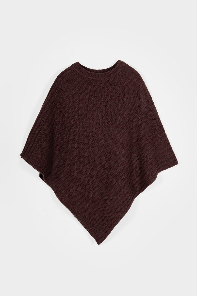 Poncho Donna Lana Rigenerata Mantella Linda - Rifò
Marrone Caffé