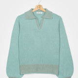 Verde Menta | Maglia Donna Cashmere Rigenerata Chiara