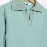 Verde Menta | Maglia Donna Cashmere Rigenerata Chiara