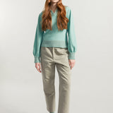 Verde Menta | Maglia Donna Cashmere Rigenerata Chiara