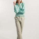 Verde Menta | Maglia Donna Cashmere Rigenerata Chiara