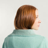 Verde Menta | Maglia Donna Cashmere Rigenerata Chiara