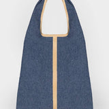 Denim/Naturale | Shoulder bag denim rigenerato Cecchi De Rossi x Rifò