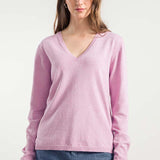 Rosa Magnolia | Maglia Donna Cotone Rigenerato Arianna