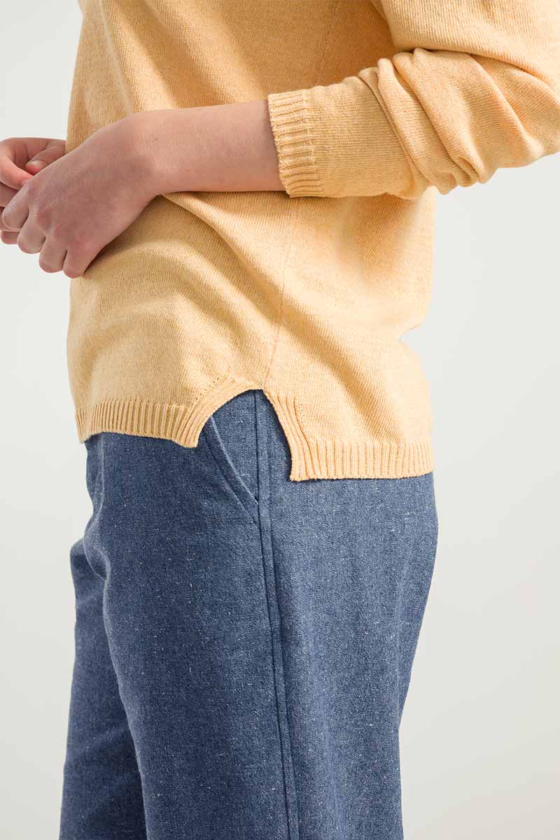 Arancio Papaya | Maglia Donna Cotone Rigenerato Arianna