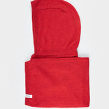 Sciarpa Cappuccio Cashmere Rigenerato Rosso Ilenia - Rifò Lab Moda circolare made in Italy