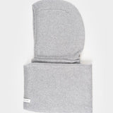 Sciarpa Cappuccio Cashmere Rigenerato Grigio Ilenia - Rifò Lab Moda circolare made in Italy