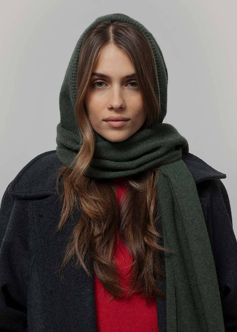 Sciarpa-cappuccio Cashmere Ilenia - Rifò Lab Moda circolare made in Italy