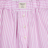Pantaloncini Boxer Donna a Righe Rosa  Cotone Inghirami Allegra Gialli - Rifò Lab Moda circolare made in Italy
