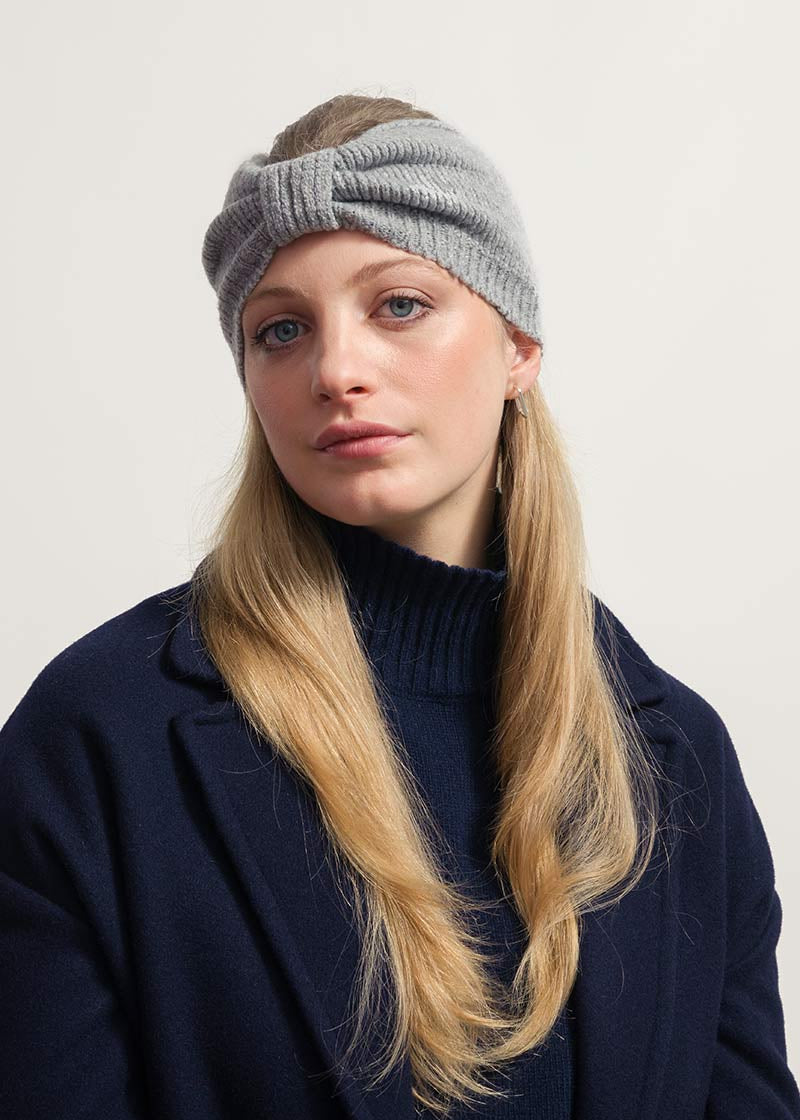 Grigio Calce | Fascia cashmere rigenerato