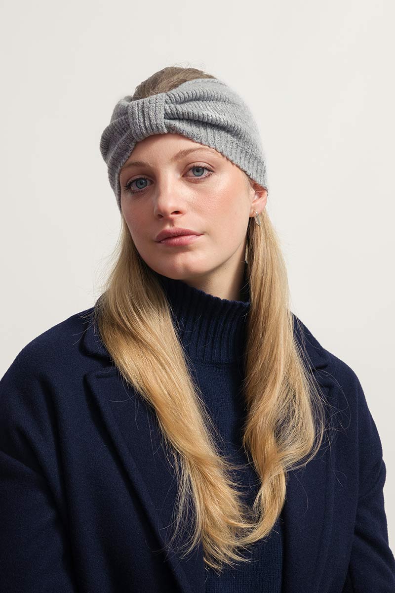 Grigio Calce | Fascia cashmere rigenerato