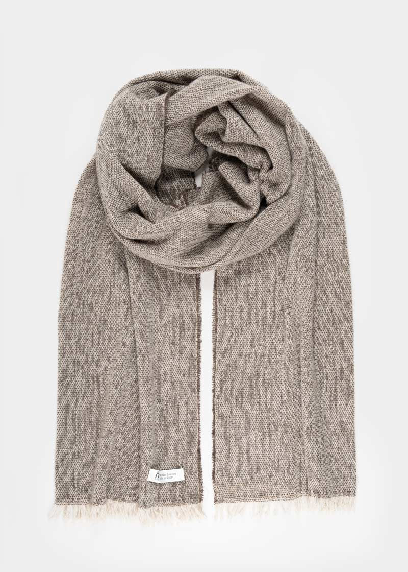 Stola Donna Uomo Pashmina Cashmere Rigenerato Zefiro - Rifò Lab Moda circolare made in Italy