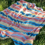 Telo Mare Cotone Rigenerato Libeccio Giallo - Rifò Lab Moda circolare made in Italy