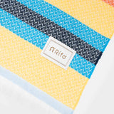 Telo Mare Cotone Rigenerato Libeccio Giallo - Rifò Lab Moda circolare made in Italy