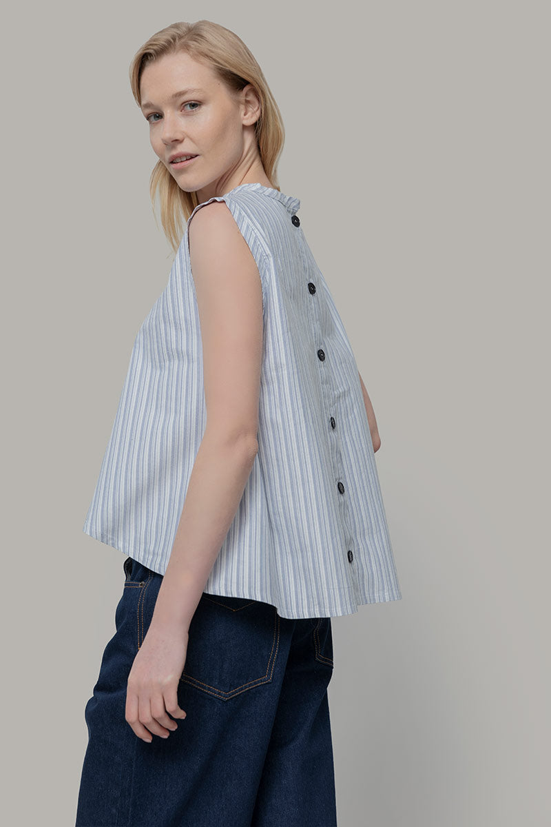 Top Donna Cotone Deadstock Diletta- Rifò Lab Moda circolare made in Italy
