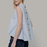 Top Donna Cotone Deadstock Diletta- Rifò Lab Moda circolare made in Italy
