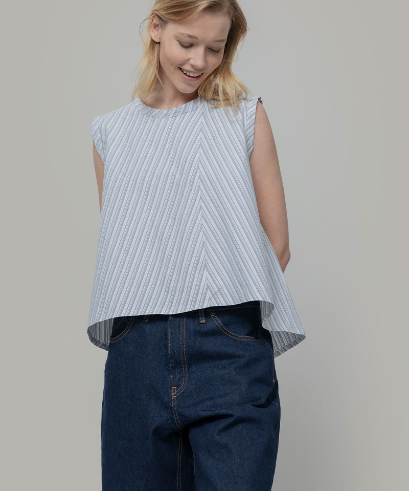 Top Donna Cotone Deadstock Diletta- Rifò Lab Moda circolare made in Italy
