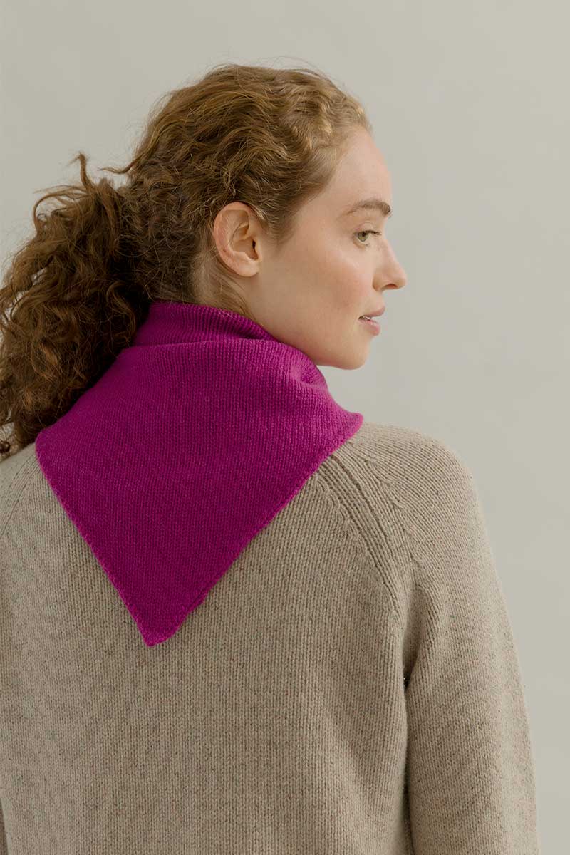 Sciarpa Triangolare Bandana Cashmere Masha - Rifò Lab Moda circolare made in Italy