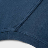 Blu Balena | tshirt cotone uomo organico e cotone rigenerato Elio