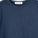 T Shirt Crop Top Donna Cotone Rigenerato Blu Alessia - Rifò