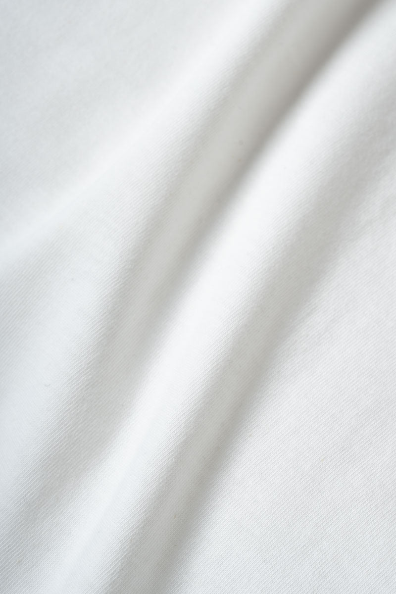 Bianco Latte | tshirt cotone uomo organico e cotone rigenerato Elio