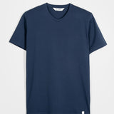 Blu Balena | tshirt cotone uomo organico e cotone rigenerato Elio