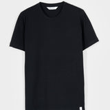 Nero Corvino | tshirt cotone uomo organico e cotone rigenerato Elio