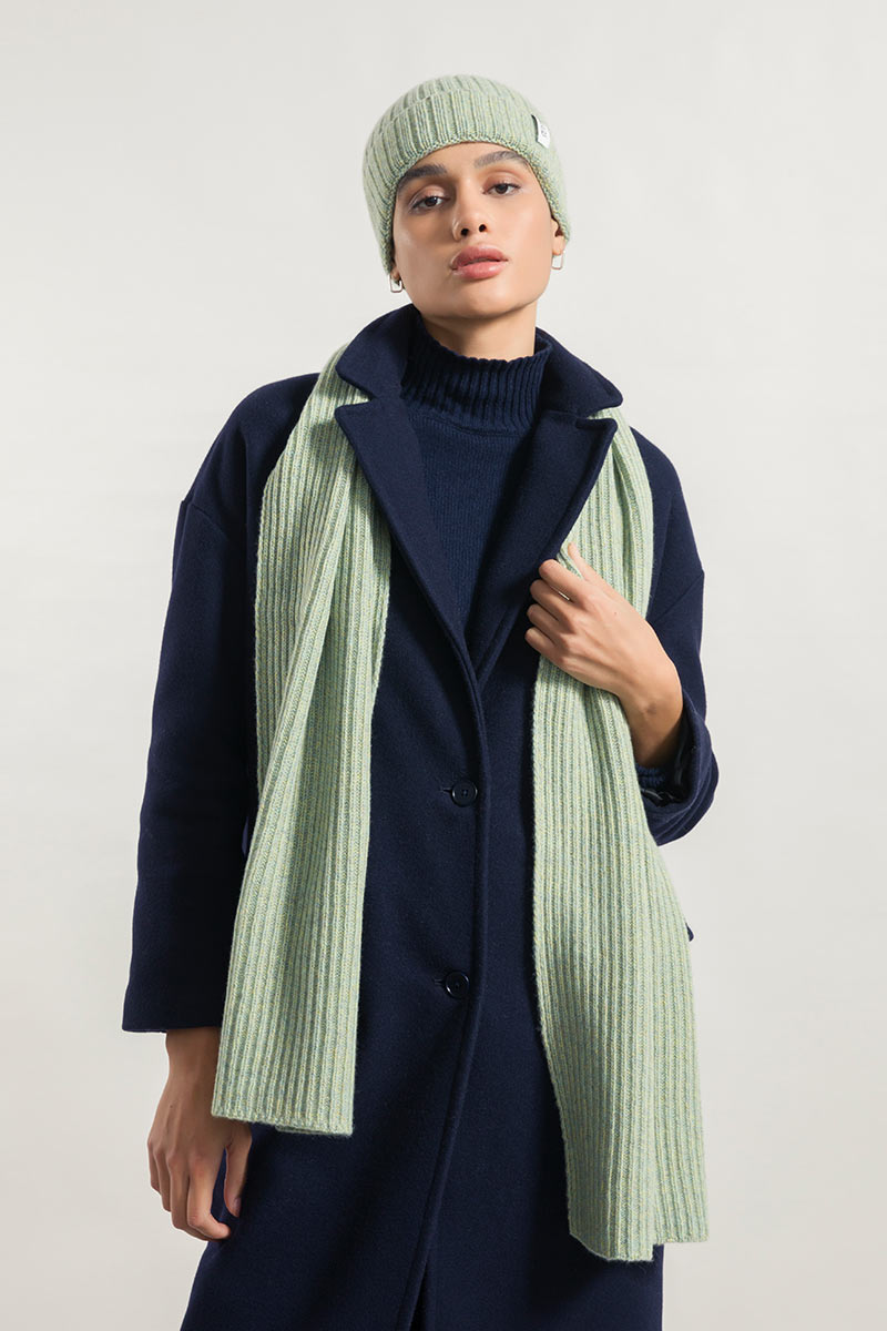 Chanteclaire Verde Celadon | Sciarpa Cashmere Rigenerato