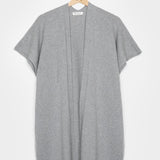 Grigio Calce | Cardigan Donna Cashmere Rigenerato Edi