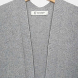 Grigio Calce | Cardigan Donna Cashmere Rigenerato Edi
