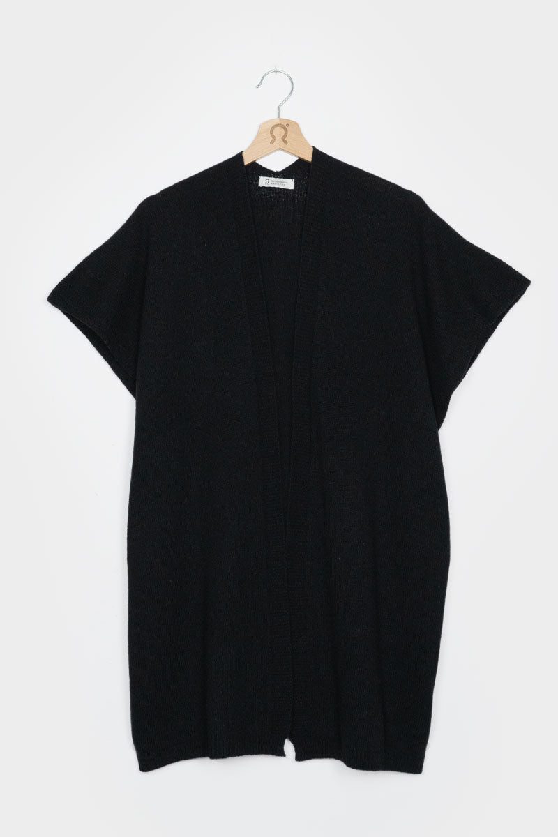 Nero Ardesia | Cardigan Donna Cashmere Rigenerato Edi