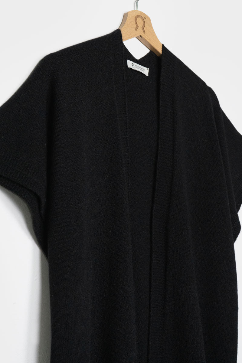 Nero Ardesia | Cardigan Donna Cashmere Rigenerato Edi