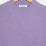 Viola Glicine | Maglia donna light cashmere rigenerato